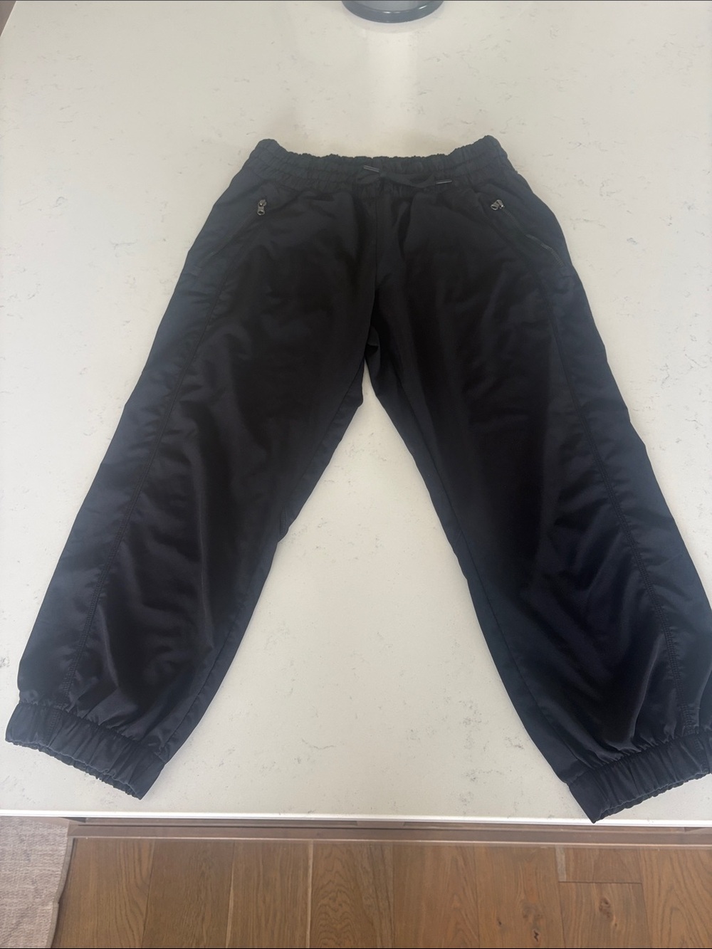 Women’s Small Black Elastic Waist Track Pants